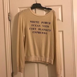 Wildfox baggy beach jumper